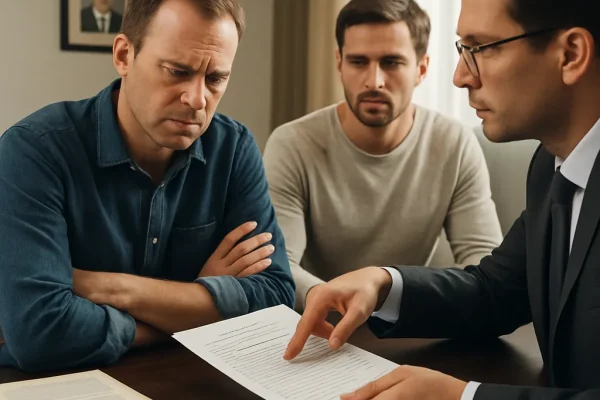 ¿Qué ocurre si uno de los herederos vive en la casa heredada?